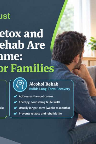 Alcohol Detox and Alcohol Rehab Are Not the Same A Guide for Families